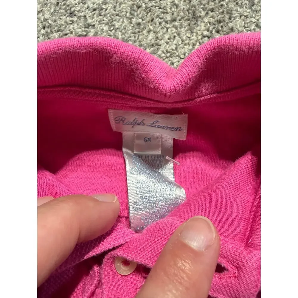 Ralph Lauren girls 6 month pink outfit